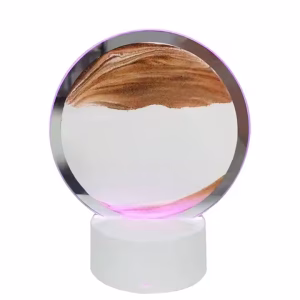 3d Hourglass Bedside Table Lamp Sand Moving Led Night Light